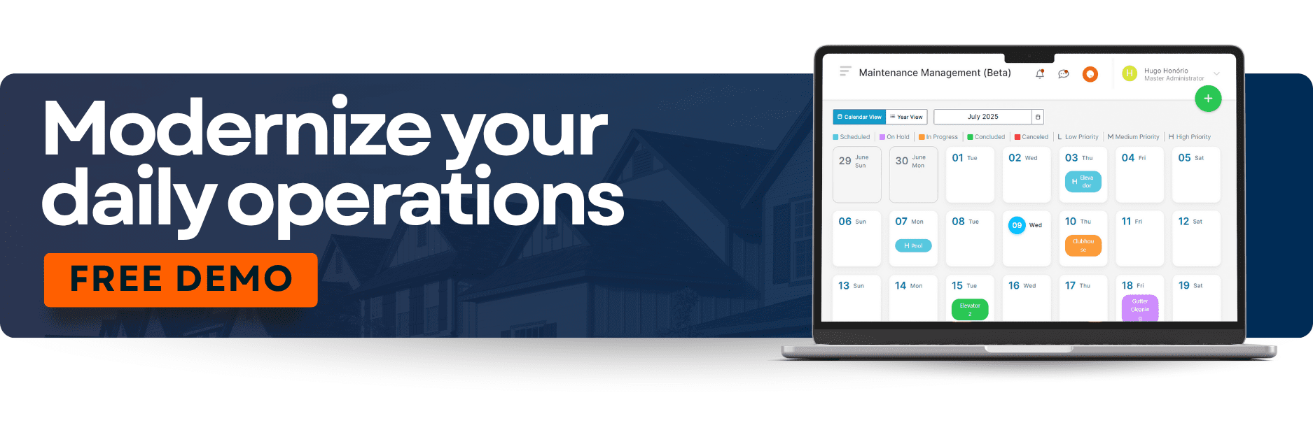 Modernize your operations Banner