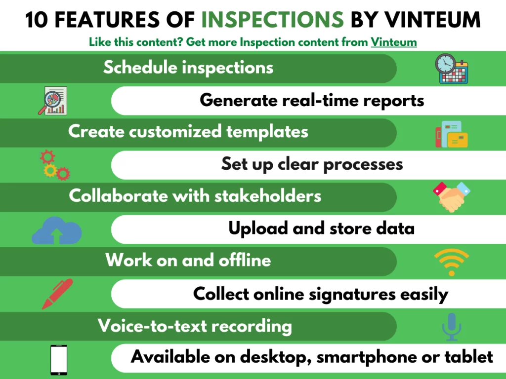 Creating a Winning Home Inspection Business Plan: 5 Tips 1 10 features of Inspections by Vinteum