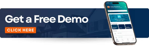 Free Demo Blue Phone Banner